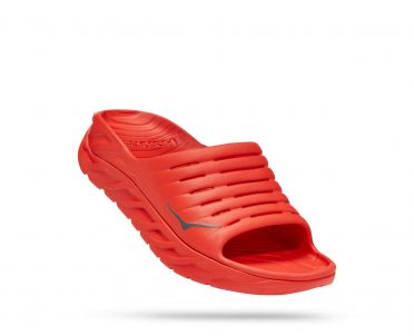 Hoka ORA Recovery Slide slippers rood unisex 