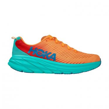 Hoka One One Rincon 3 hardloopschoenen blauw/oranje heren