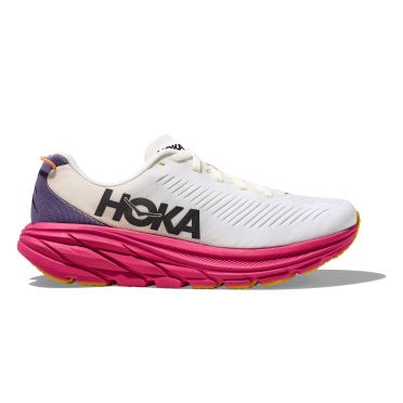Hoka Rincon 3 hardloopschoenen wit/rood dames