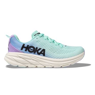 Hoka Rincon 3 hardloopschoenen groen/blauw/paars dames 