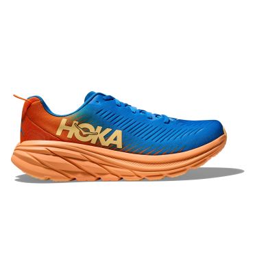 Hoka Rincon 3 hardloopschoenen blauw/oranje/rood heren