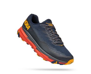 Hoka Torrent 2 hardloopschoenen blauw/oranje heren