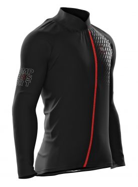 Compressport hurricane v2 hardloopjack zwart unisex