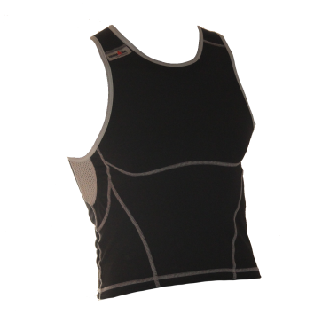 Ironman tri top mouwloos new olympic zwart heren