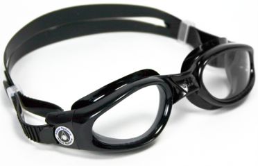 Aqua Sphere Kaiman transparante lens zwembril zwart
