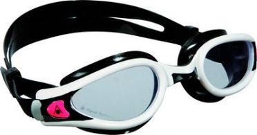 Aqua Sphere Kaiman EXO Lady transparante lens zwembril zwart/wit