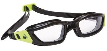 Aqua Sphere Kameleon transparante lens zwembril zwart/lime