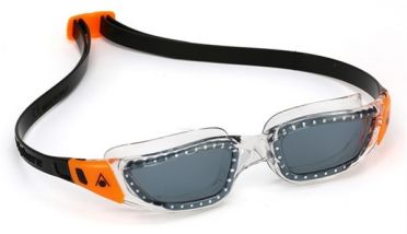 Aqua Sphere Kameleon donkere lens zwembril zwart/oranje