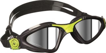 Aqua Sphere Kayenne spiegellens Zwembril grijs/lime