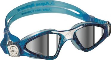 Aqua Sphere Kayenne Small spiegellens zwembril blauw