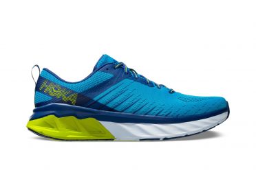 Hoka One One Arahi 3 hardloopschoenen blauw/geel heren