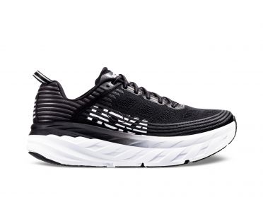 Hoka One One Bondi 6 hardloopschoenen zwart/wit heren