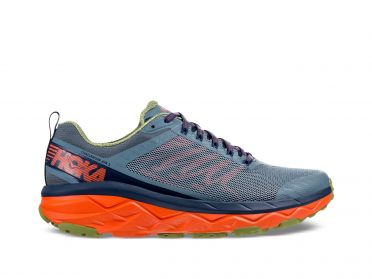 Hoka One One Challenger ATR 5 hardloopschoenen lichtblauw/oranje heren