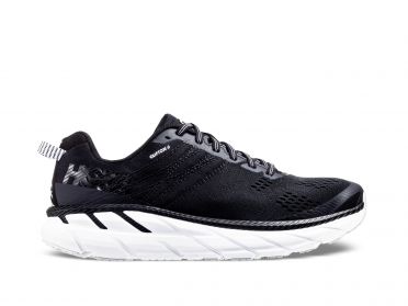 Hoka One One Clifton 6 hardloopschoenen zwart/wit heren