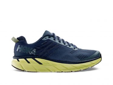 Hoka One One Clifton 6 hardloopschoenen blauw/groen heren