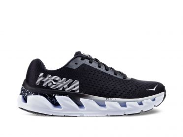Hoka One One Elevon hardloopschoenen zwart/wit dames