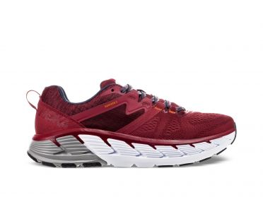 Hoka One One Gaviota 2 hardloopschoenen rood/grijs heren