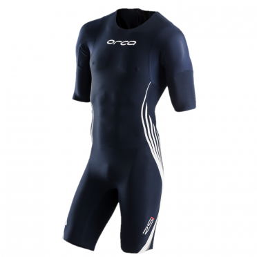 Orca RS1 korte mouw swimskin blauw heren