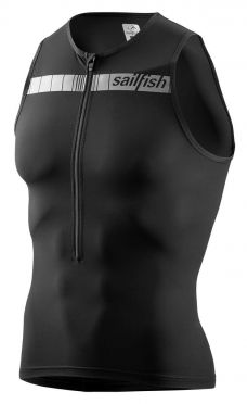 Sailfish Competition tri top zwart heren