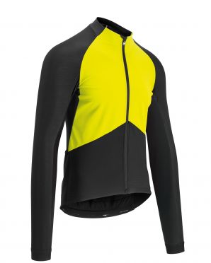 Assos Mille GT spring fall lange mouw jacket fluo geel heren 