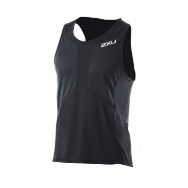 2XU Comp Run Singlet zwart (MR2285a)