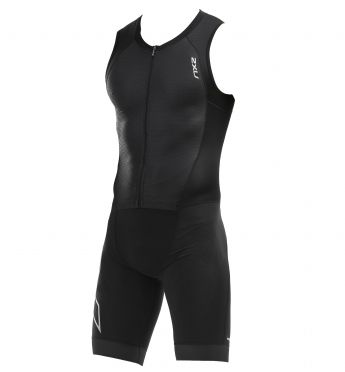 2XU Compression mouwloos trisuit zwart heren 