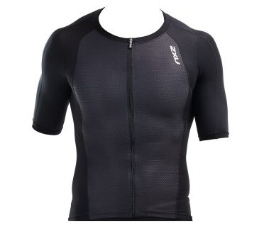 2XU Compression Korte mouw tri top zwart heren
