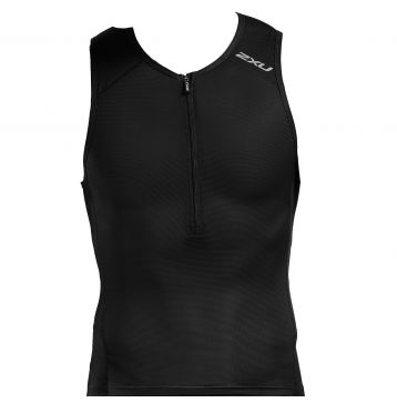 2XU Perform mouwloos tri top zwart heren
