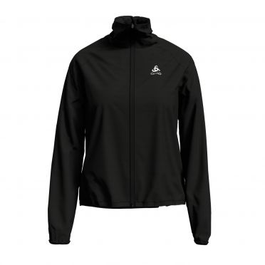 Odlo Zeroweight hardloopjack zwart dames 