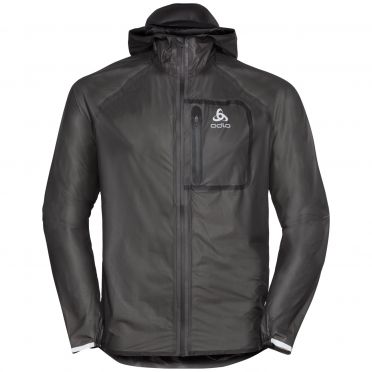 Odlo Dual Dry waterproof hardloopjack zwart heren