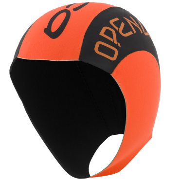Orca Neopreen swim cap zwart/oranje
