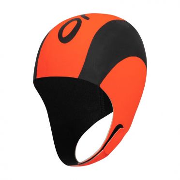 Orca Neopreen swim cap zwart/oranje 