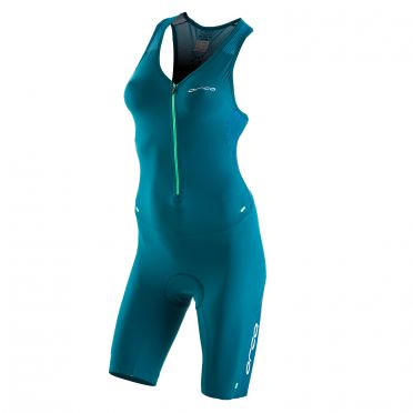 Orca 226 kompress race trisuit mouwloos groen dames