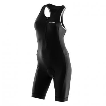 Orca core basic race trisuit mouwloos zwart dames 