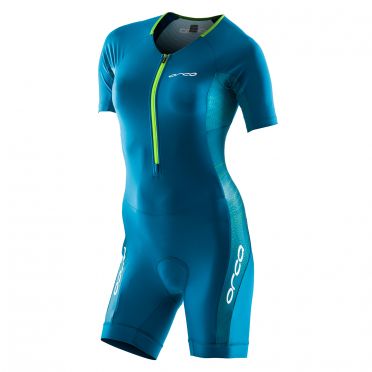 Orca core aero race trisuit korte mouwen groen dames