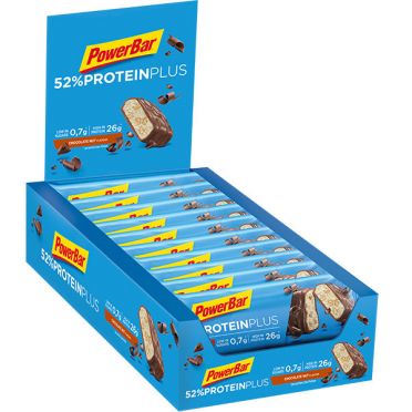 Powerbar Protein plus 52% bar chocolade noot 20 x 50 gram 