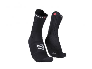 Compressport Pro racing v4.0 trail hardloopsokken zwart 