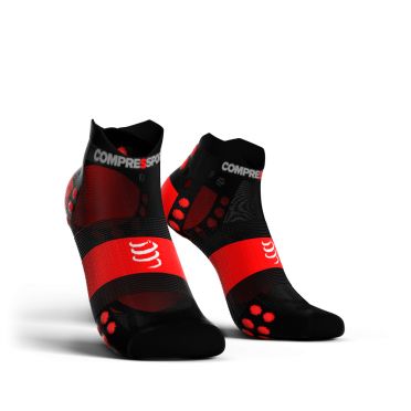 Compressport Pro Racing V3.0 ultralight lage hardloopsokken zwart
