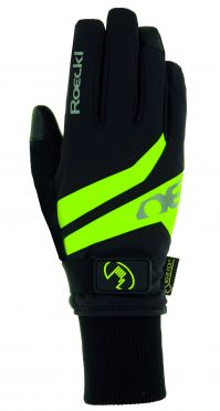 Roeckl Rocca GTX winter fietshandschoenen zwart/geel unisex