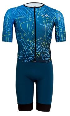 Sailfish Aerosuit perform trisuit korte mouw petrol heren 