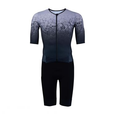 Sailfish Aerosuit perform trisuit korte mouw grijs heren 