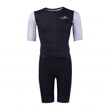 Sailfish Aerosuit perform trisuit korte mouw zwart heren 