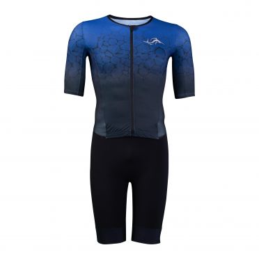 Sailfish Aerosuit perform trisuit korte mouw blauw heren 