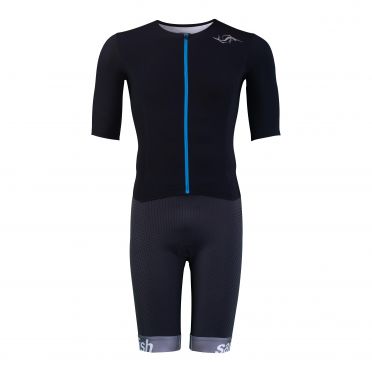 Sailfish Aerosuit pro trisuit korte mouw zwart heren 