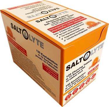 Saltolyte Kauwtabletten Tray sinaasappel 