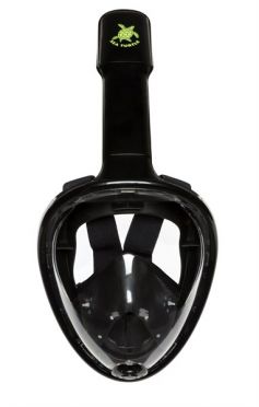 Sea Turtle Full face snorkelmasker zwart