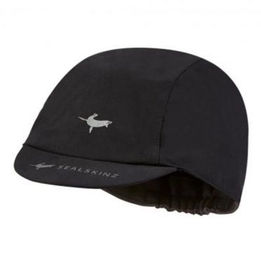 Sealskinz Trunch Windproof all weather fiets cap zwart 