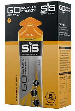 SIS GO Isotonic energiegel Tropisch 6 stuks 