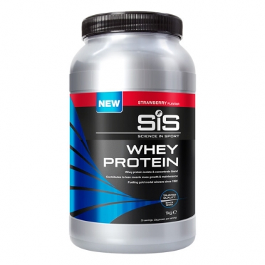 SIS Recoverydrink whey protein pot aardbei 1kg