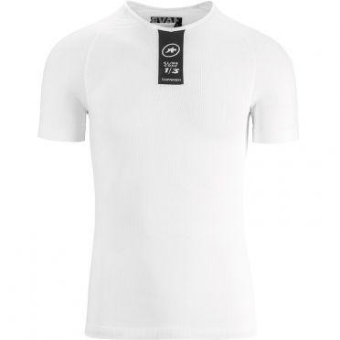 Assos Skinfoil SS Summer korte mouw ondershirt wit unisex